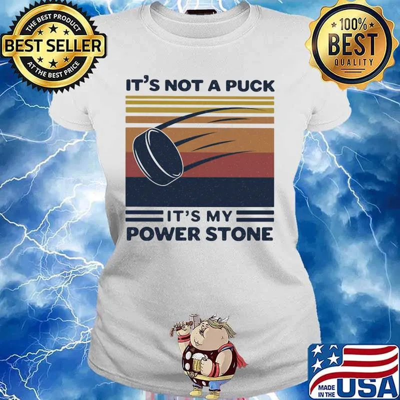 Disc golf it's not a puck it's power stone vintage retro s Ladies tee