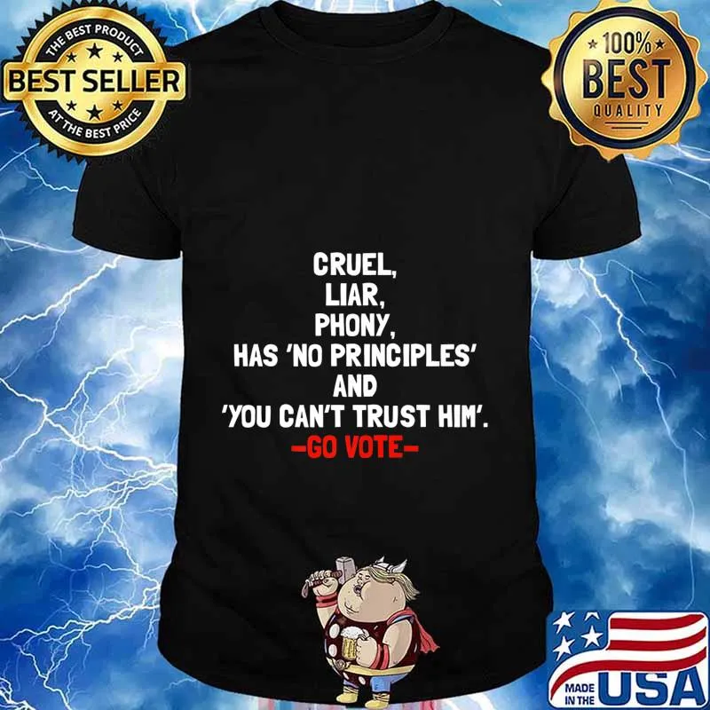 Donald is Cruel has no principles fun Definition Anti Trump Premium T-Shirt