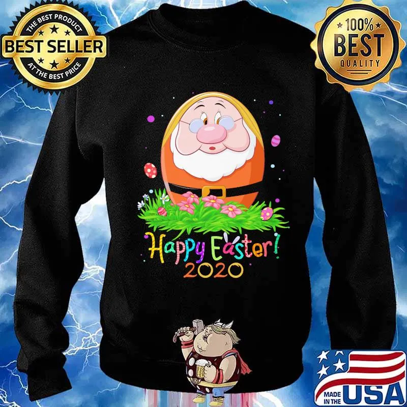 Dopey cry happy easter 2020 flowers s Sweater