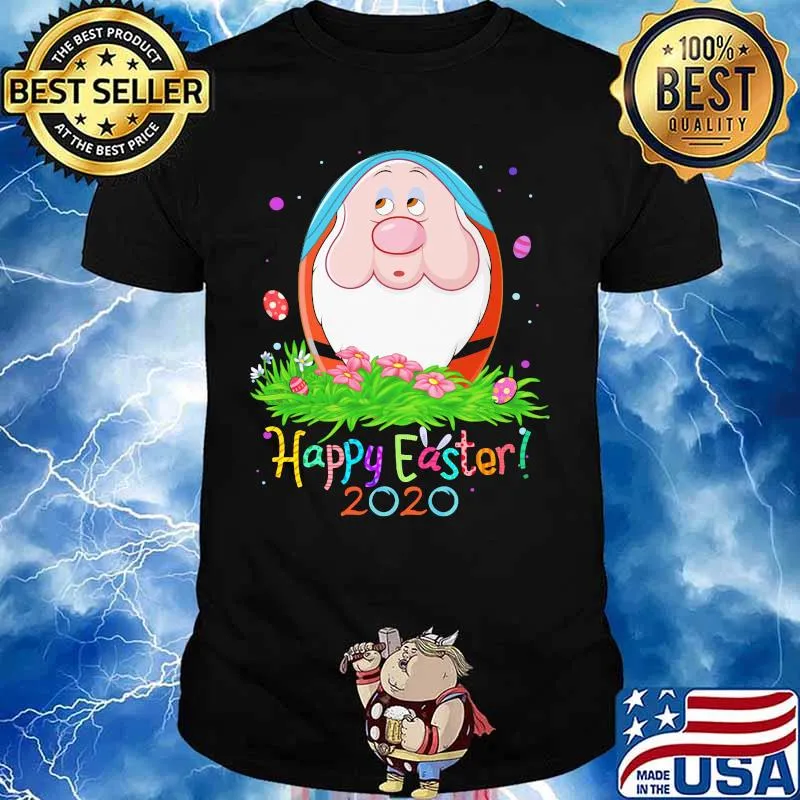 Dopey flute happy easter 2020 flowers shirt