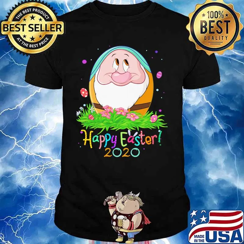 Dopey happy easter 2020 flowers shirt
