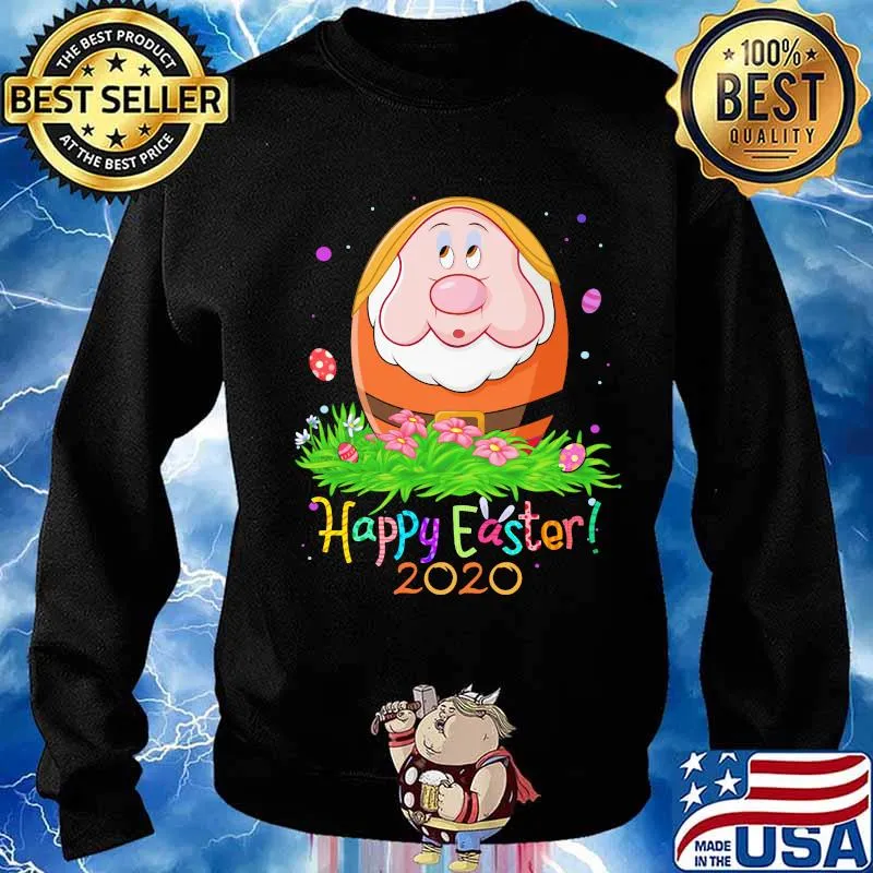 Dopey orange happy easter 2020 flowers s Sweater