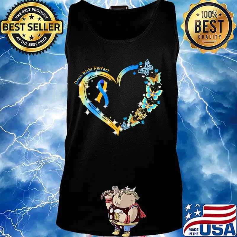 Down right perfect ribbon butterflies heart s Tank top