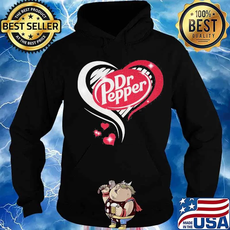 Dr pepper logo hearts diamond s Hoodie