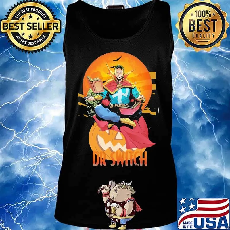 Dr switch heroes pumpkin happy halloween s Tank top