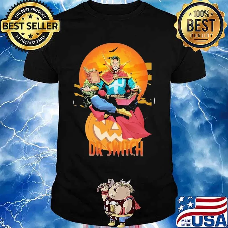 Dr switch heroes pumpkin happy halloween shirt