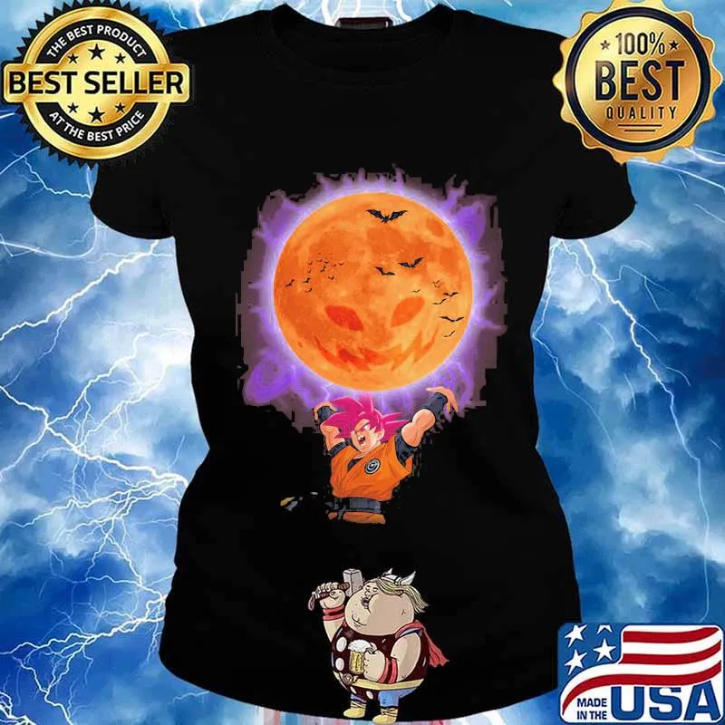 Dragon ball 7 songoku happy halloween s Ladies tee