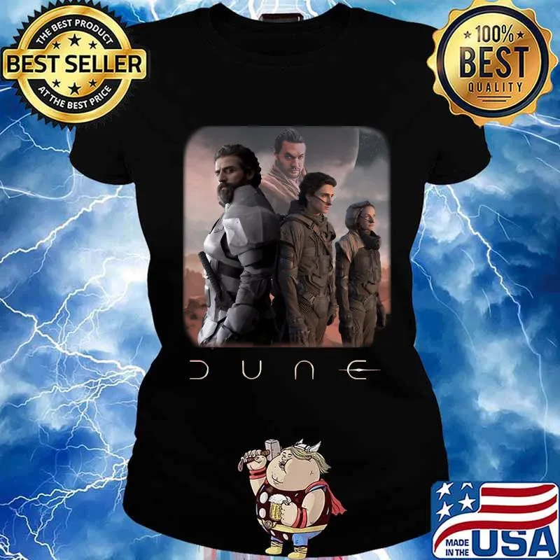 Dune movie characters poster s Ladies tee