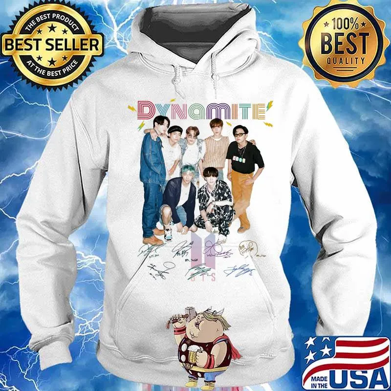 Dynamite bts band members signatures s Hoodie