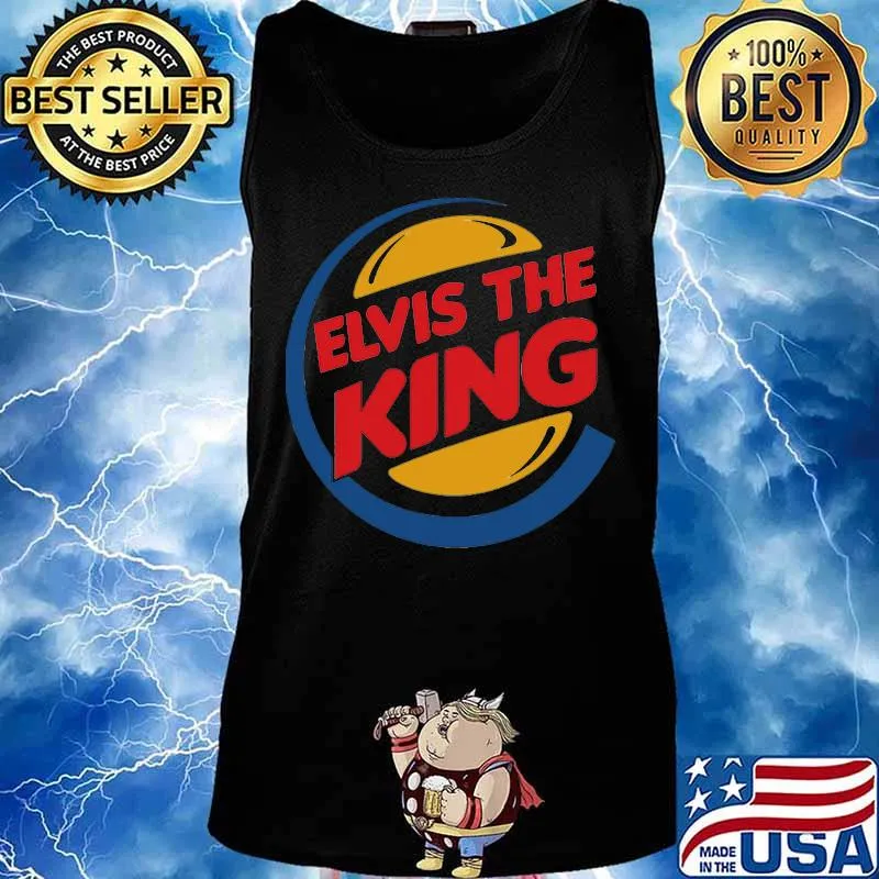 Elvis the king logo s Tank top
