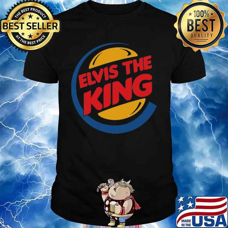 Elvis the king logo shirt