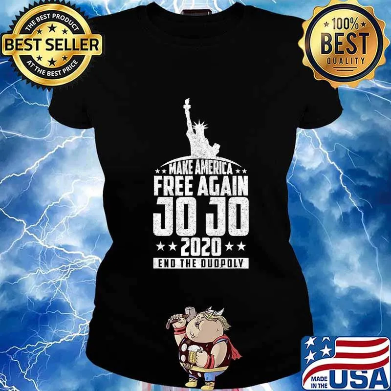 End The Duopoly Jo Jo 2020 Vote For President 2020 Election T-Shirt Ladies tee