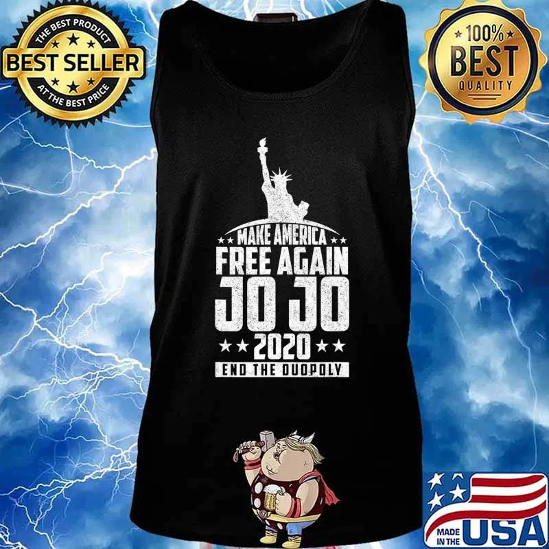 End The Duopoly Jo Jo 2020 Vote For President 2020 Election T-Shirt Tank top