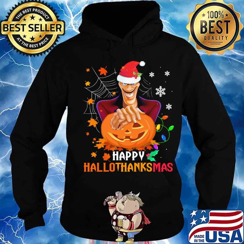 Facilier happy hallothanksmas halloween thanksgiving christmas s Hoodie
