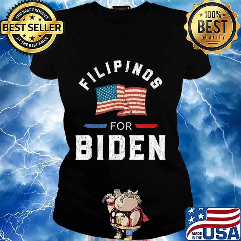 Filipinos For Joe Biden 2020 T-Shirt Ladies tee