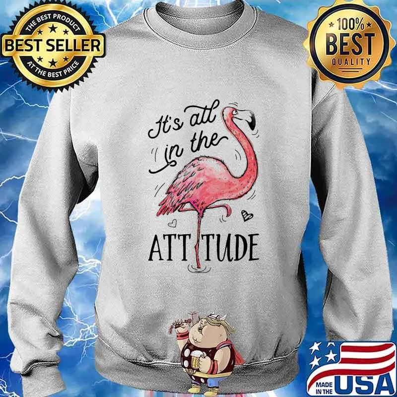 Flamingo it's all in the attitude s Sweater