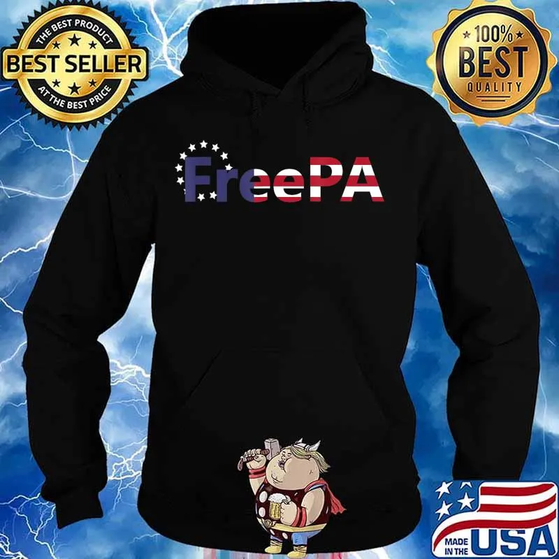 Free PA American flag T-Shirt Hoodie