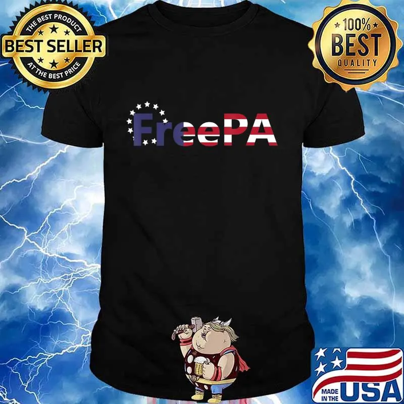 Free PA American flag T-Shirt