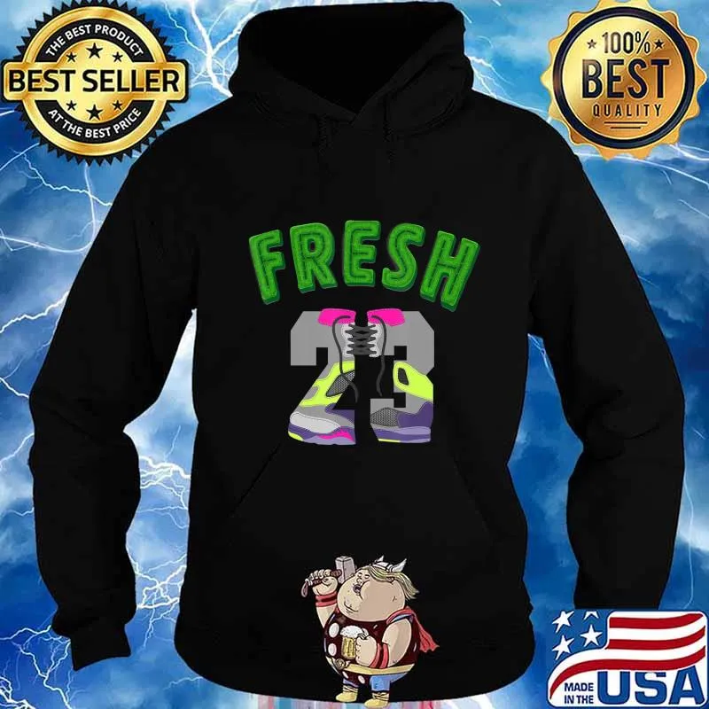 Fresh 23 made to match Jordan 5 Bel_Air Retro T-Shirt Hoodie