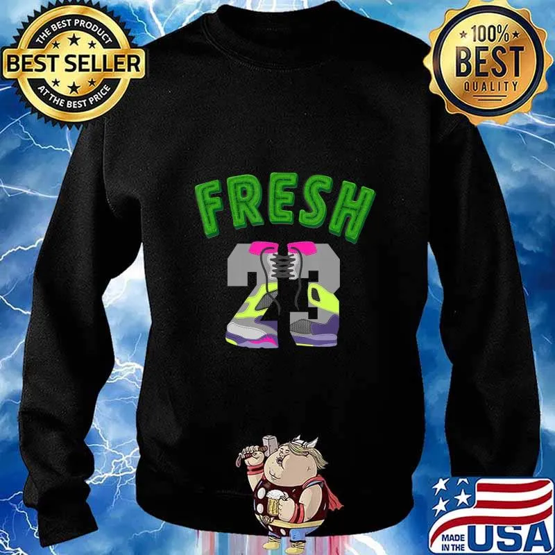 Fresh 23 made to match Jordan 5 Bel_Air Retro T-Shirt Sweater