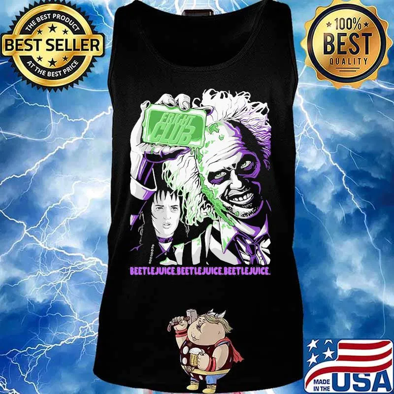 fright club beetlejuice beetlejuice beetlejuice halloween s Tank top