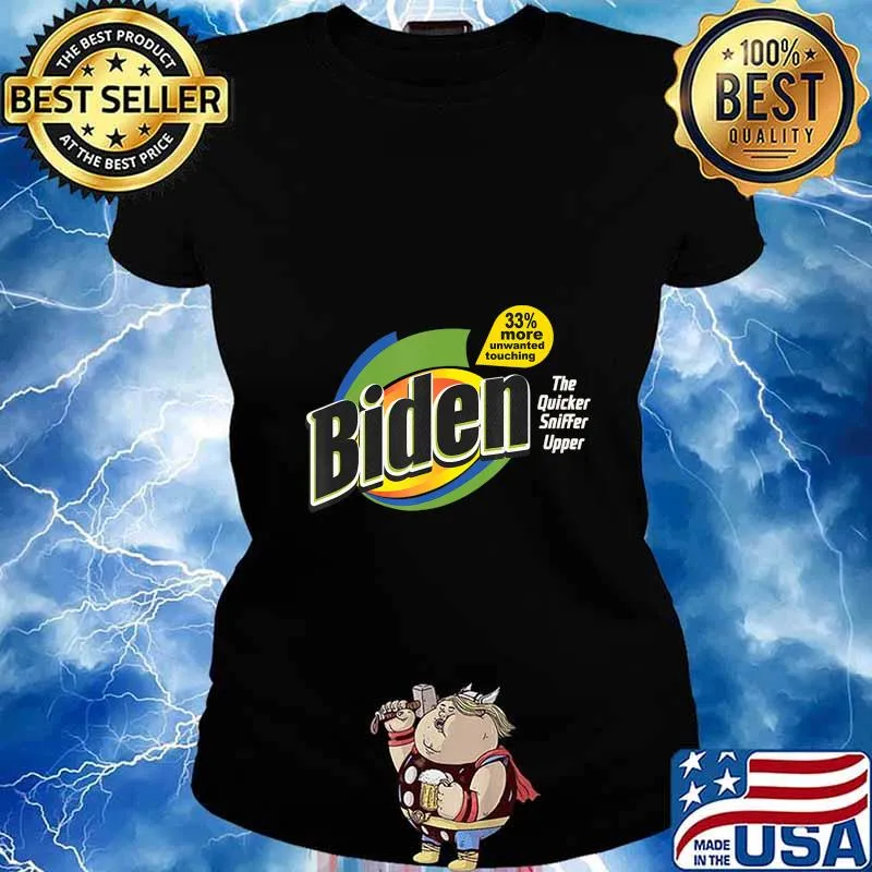Funny Anti Joe Biden 2020 Creepy Joe Design Sniffer T-Shirt Ladies tee