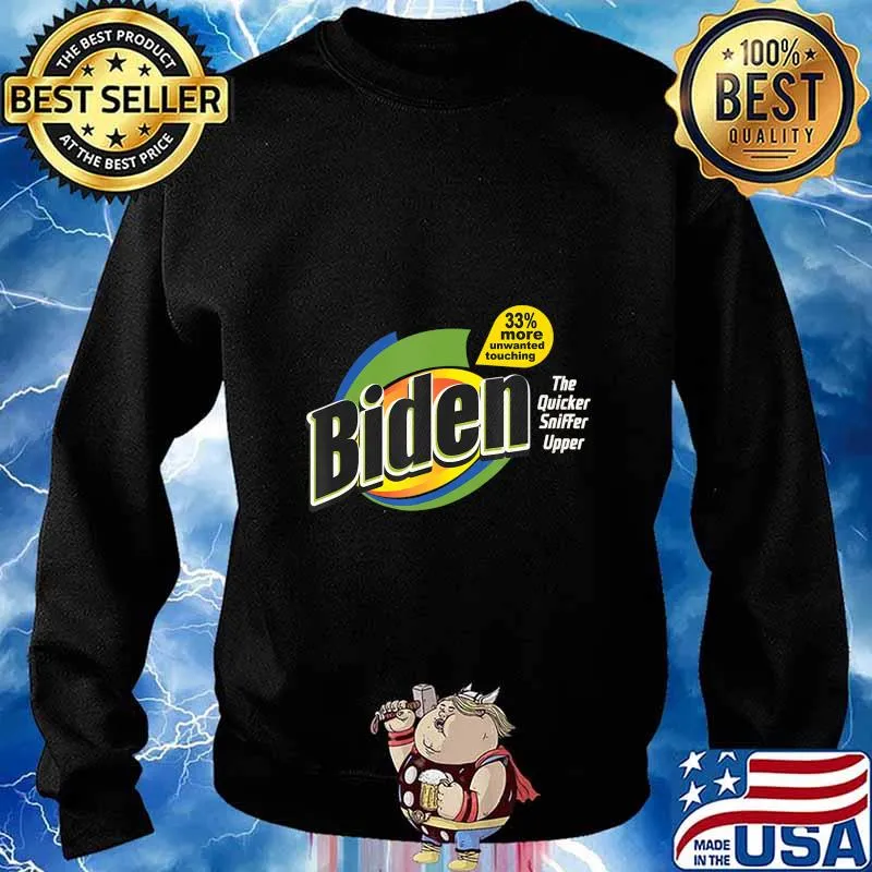 Funny Anti Joe Biden 2020 Creepy Joe Design Sniffer T-Shirt Sweater