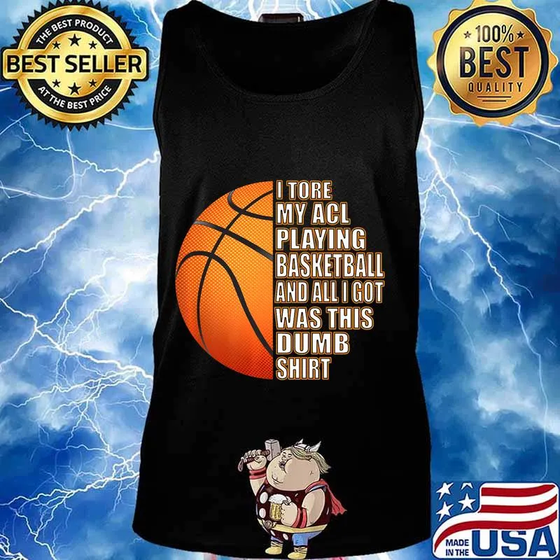 Funny Basketball ACL Knee Surgery Recovery Get Well Gift Premium T-Shirt Tank top