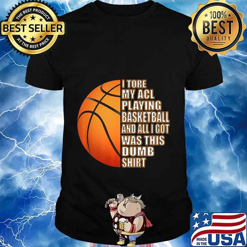 Funny Basketball ACL Knee Surgery Recovery Get Well Gift Premium T-Shirt