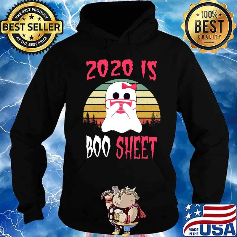 Funny Ghost Halloween Fall Tee 2020 Is Boo Sheet Quarantine T-Shirt Hoodie