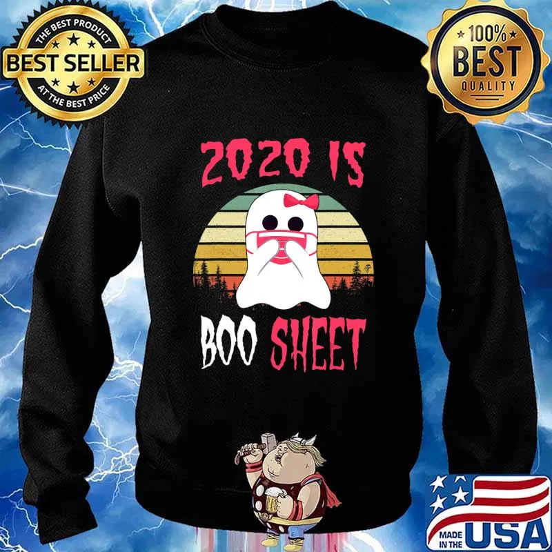 Funny Ghost Halloween Fall Tee 2020 Is Boo Sheet Quarantine T-Shirt Sweater