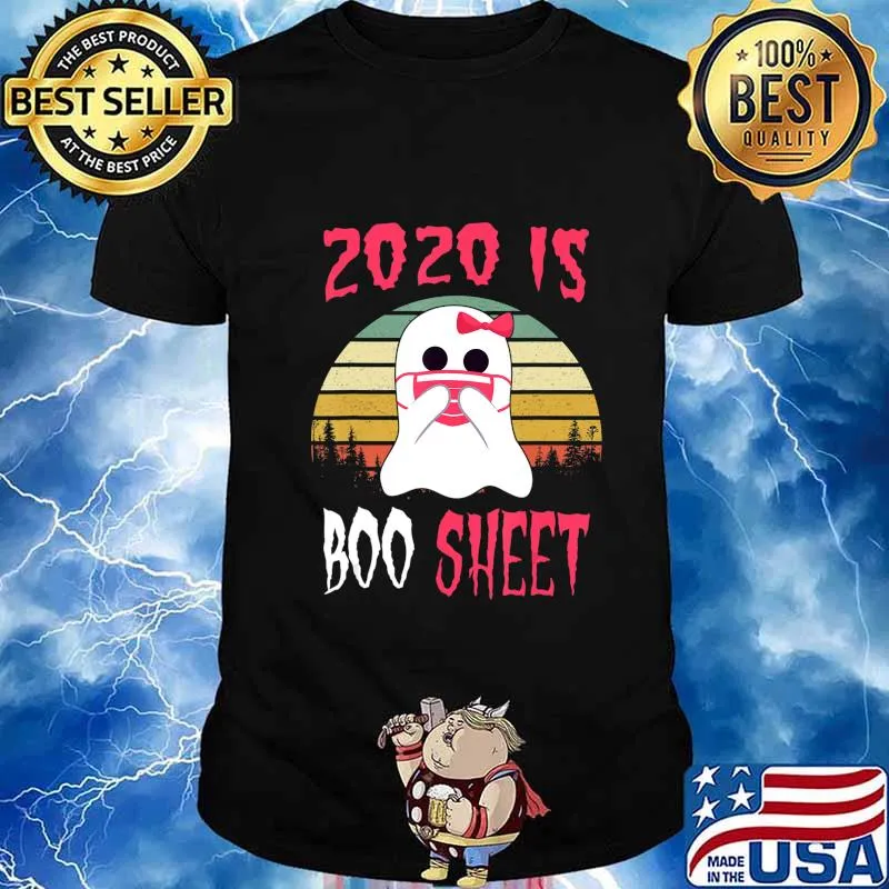 Funny Ghost Halloween Fall Tee 2020 Is Boo Sheet Quarantine T-Shirt