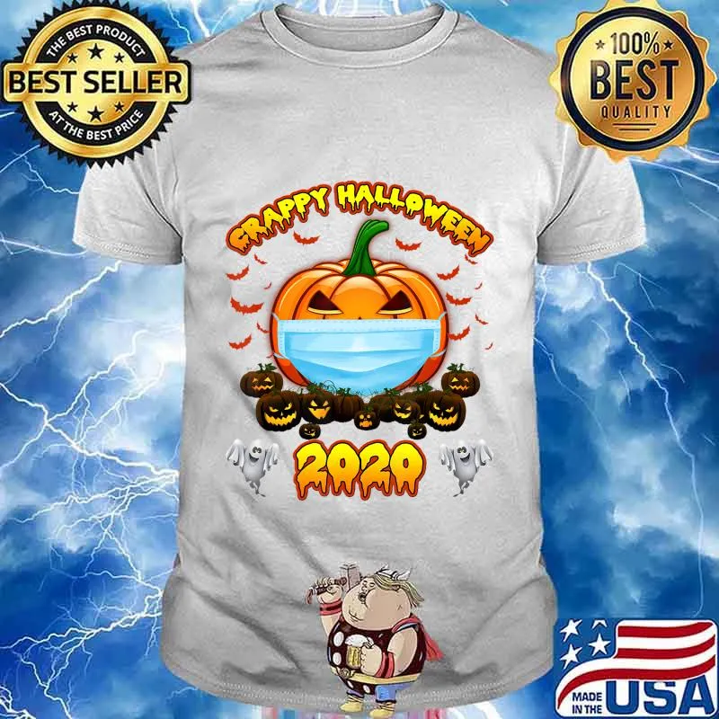 Funny Halloween Wearing A Mask 2020 Pumpkin Gift Tee T-Shirt