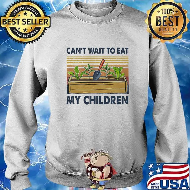 Garden plant can't wait to eat my children vintage retro s Sweater