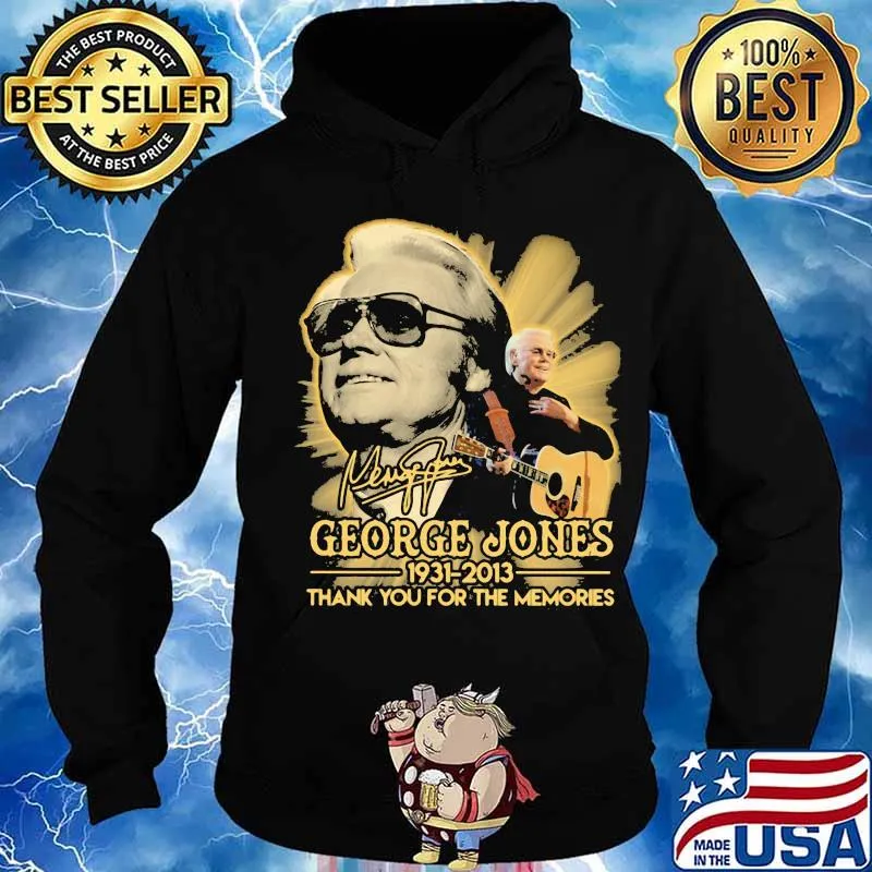 George jones 1931 2013 thank for the memories signature s Hoodie