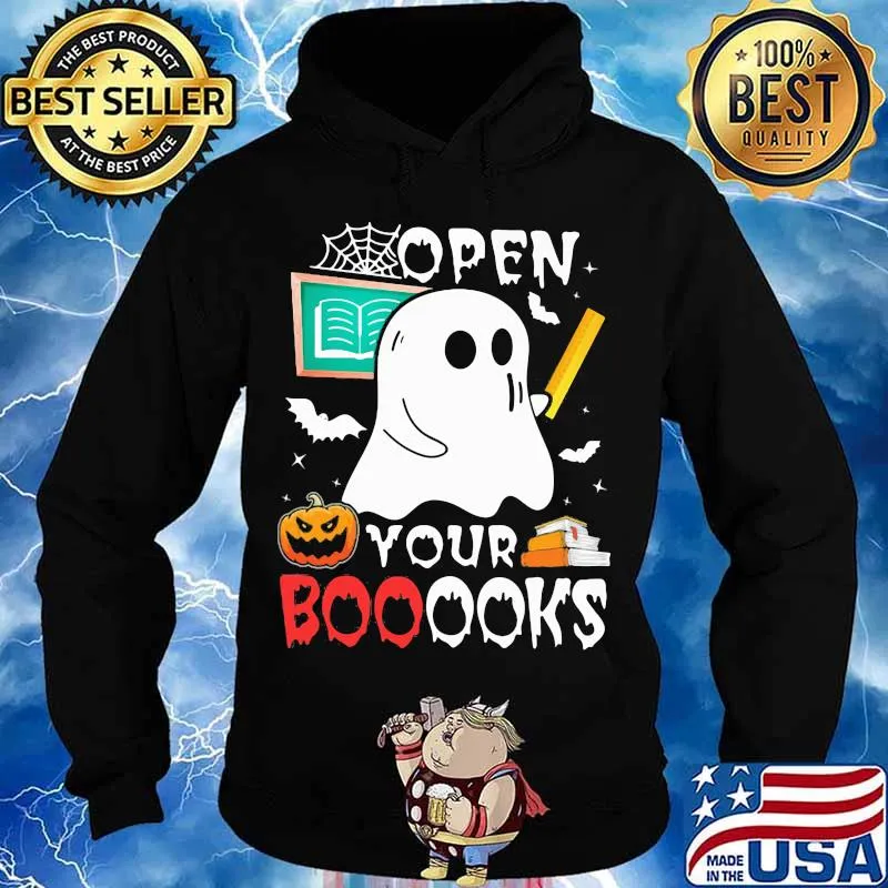 Ghost teacher open you booooks s Hoodie