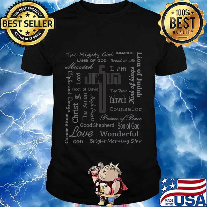 Gift for Christians - Jesus names T-Shirt