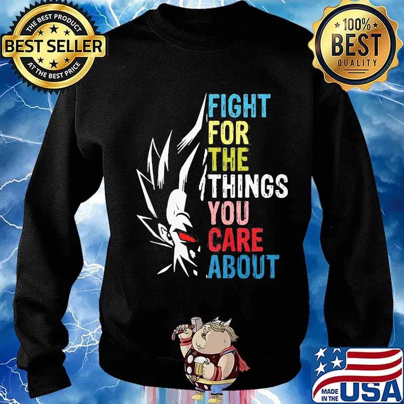 Goku fight for the things you care about retro s Sweater