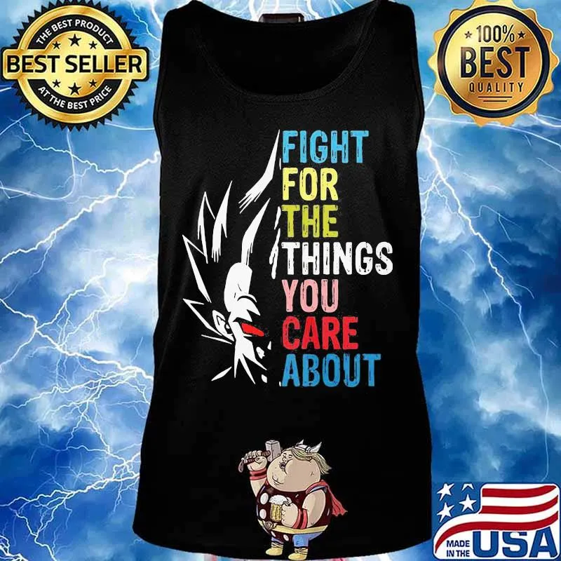 Goku fight for the things you care about retro s Tank top