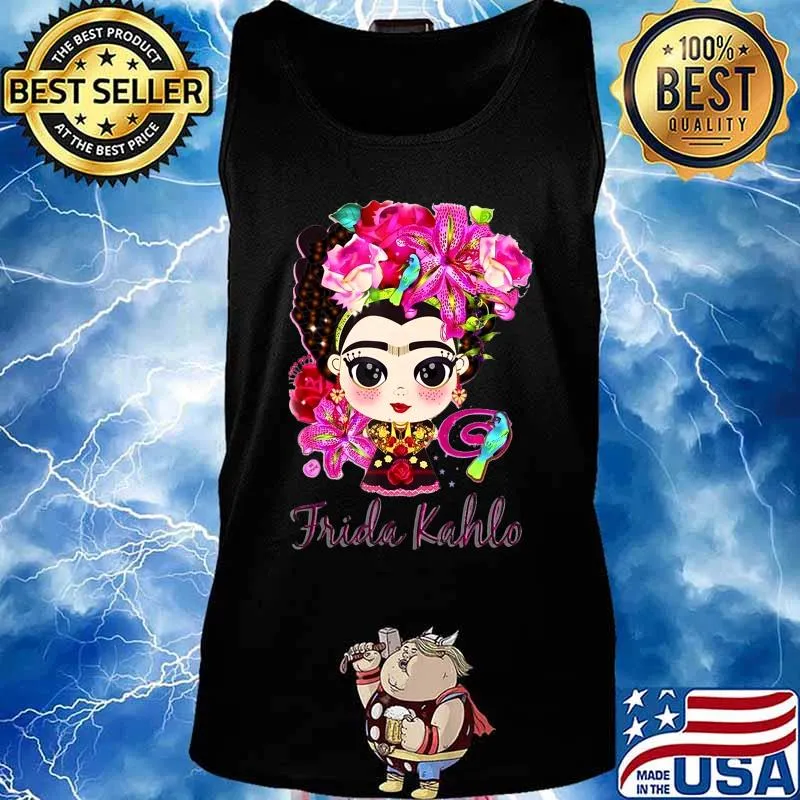 Graphic La Pintora Mexican Lottery Love Frida Mask Kahlo Art T-Shirt Tank top