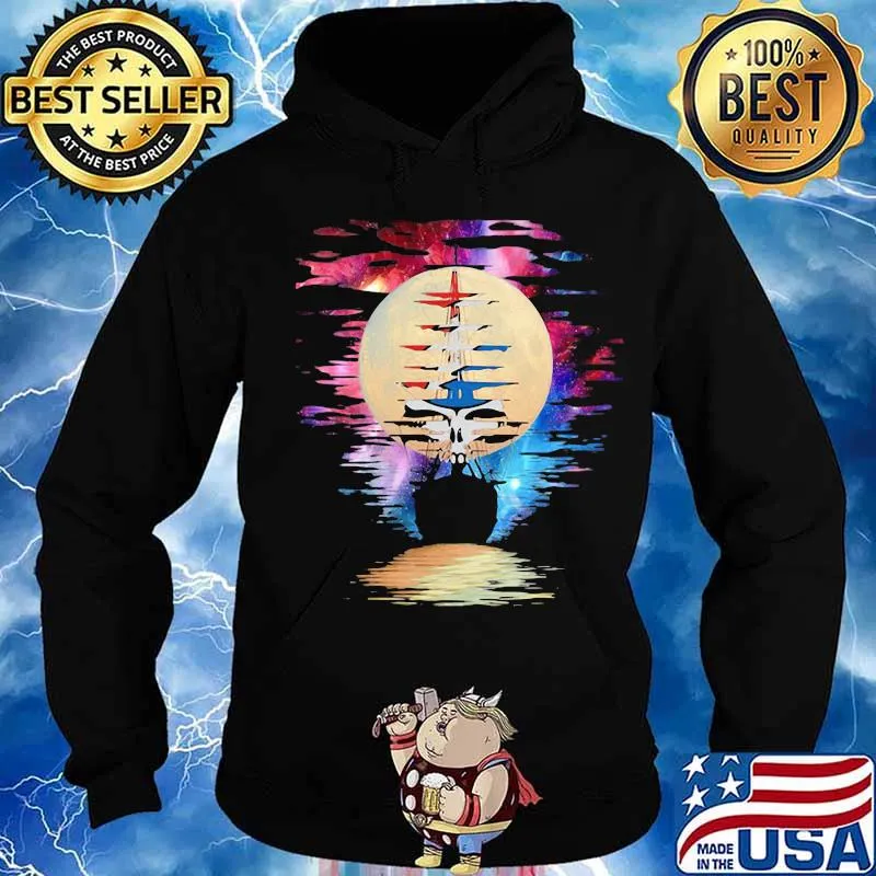 Grateful dead band logo boat s Hoodie