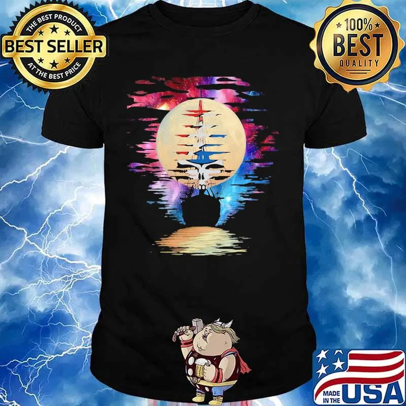 Grateful dead band logo boat shirt