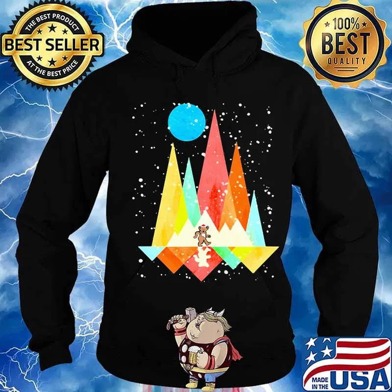Grateful dead bear santa merry christmas s Hoodie