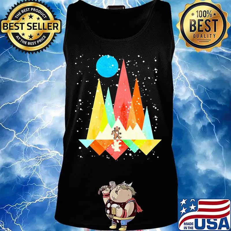 Grateful dead bear santa merry christmas s Tank top
