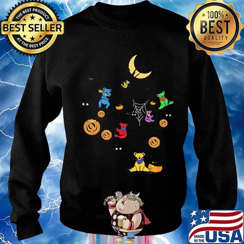 Grateful dead bears happy halloween s Sweater