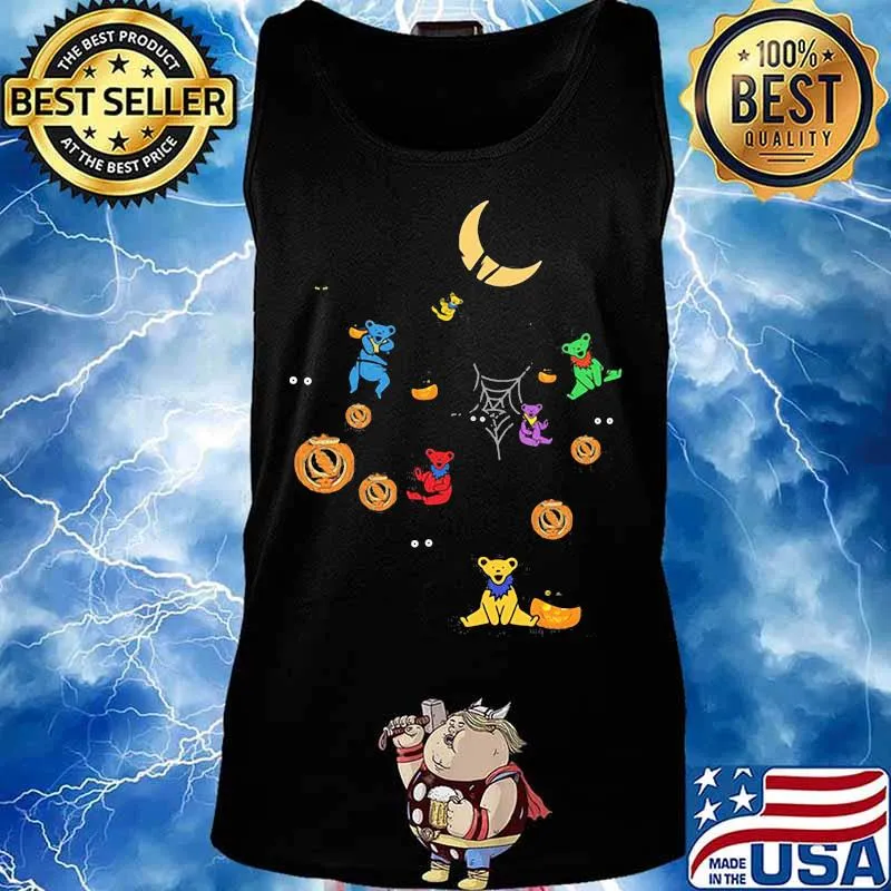 Grateful dead bears happy halloween s Tank top