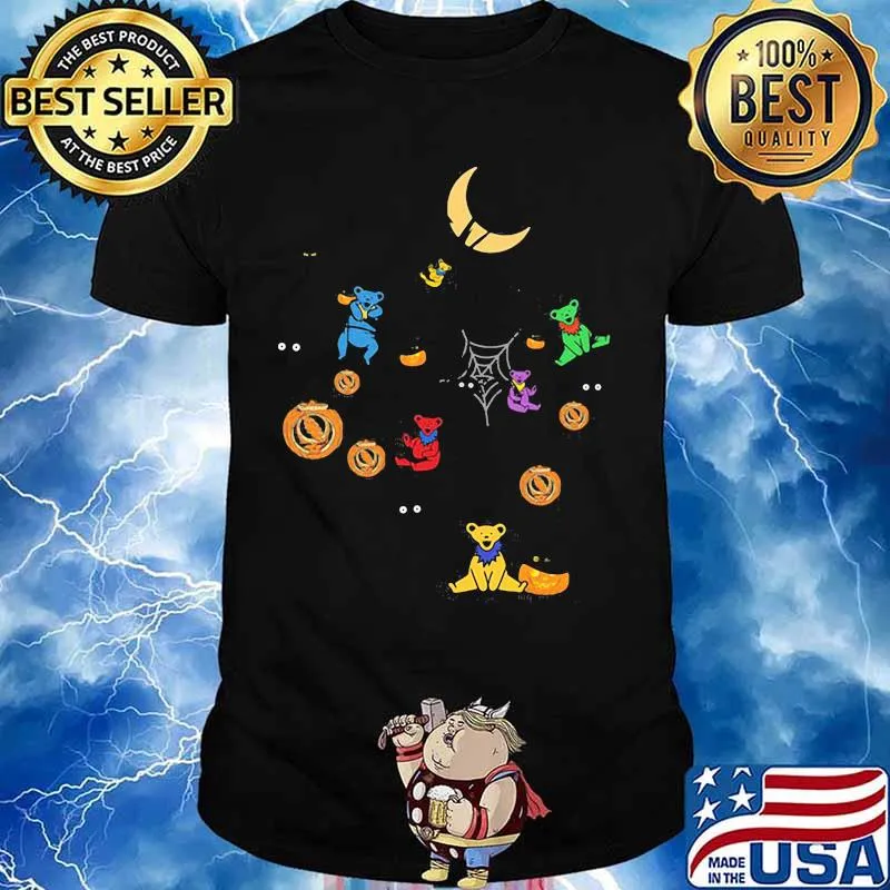 Grateful dead bears happy halloween shirt
