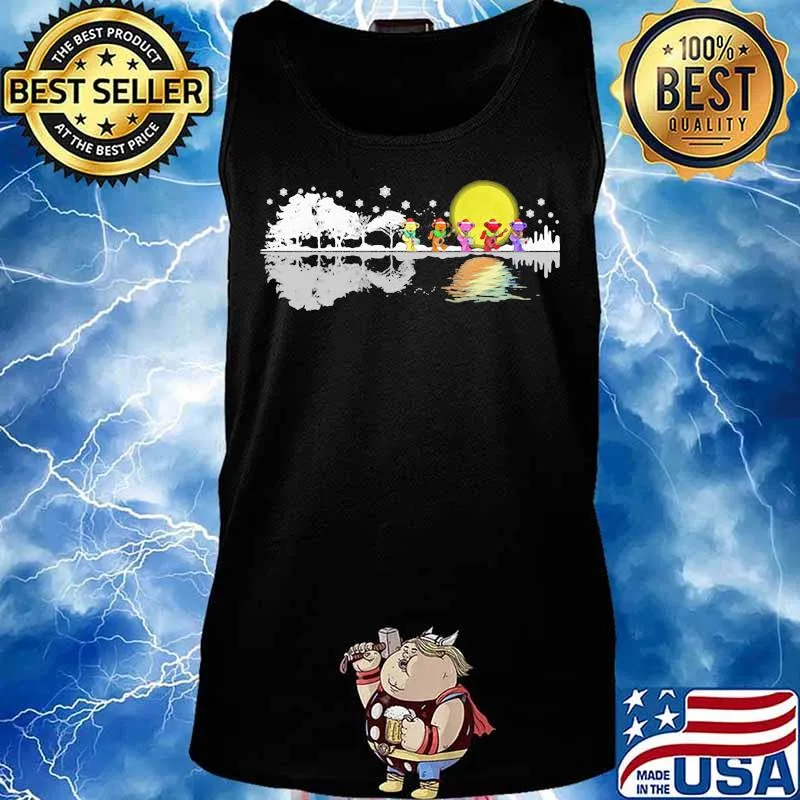Grateful dead bears playing guitar river s Tank top