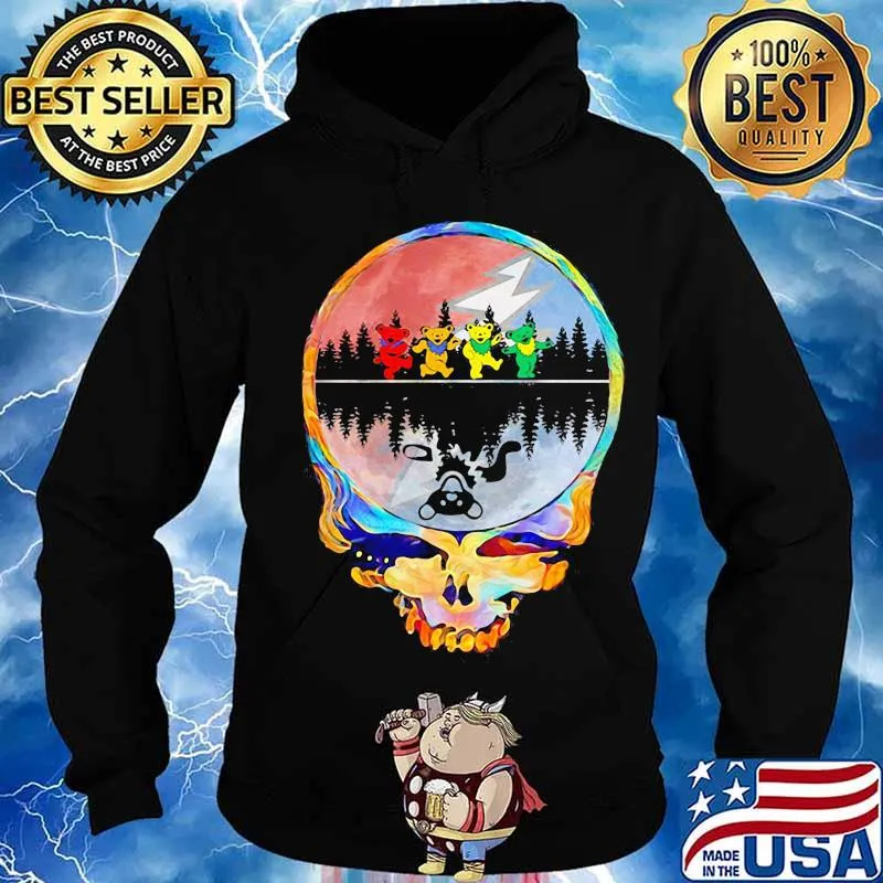 Grateful dead logo bears river s Hoodie
