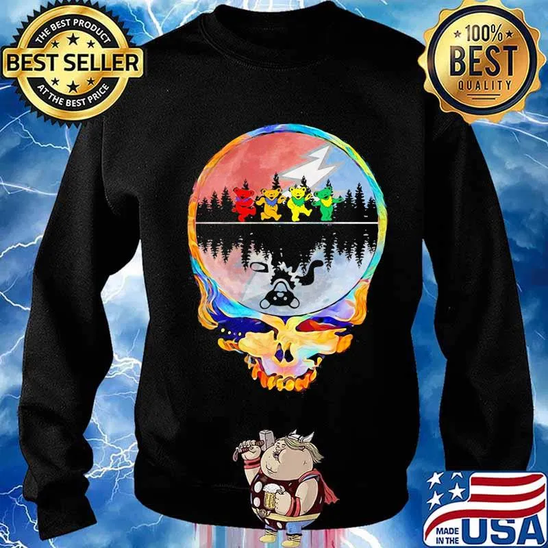 Grateful dead logo bears river s Sweater